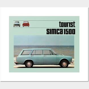 SIMCA 1500 TOURIST - brochure Posters and Art